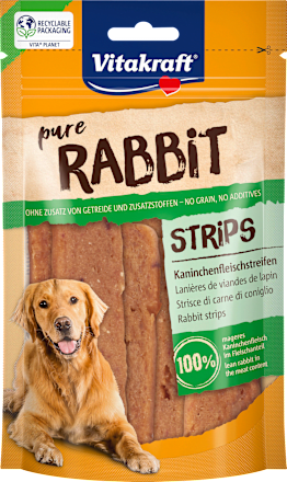 Hundeleckerli pure Rabbit Strips Vitakraft