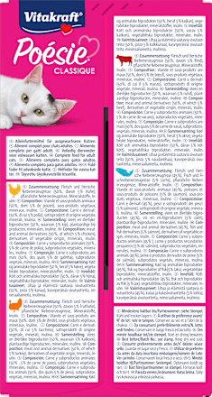 Nassfutter Katze Poésie Classic Choice Vitakraft