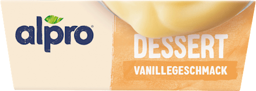 Pflanzliches Dessert Vanille alpro