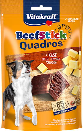 Hundeleckerli Beef Stick Quadros + Käse Vitakraft