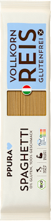 Nudeln Spaghetti aus Vollkornreis PPURA