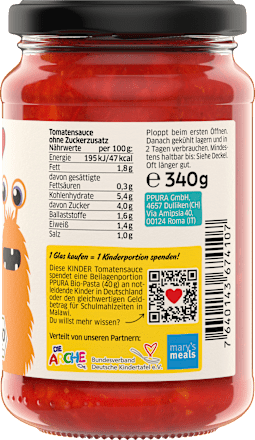 Tomatensauce Kinder PPURA