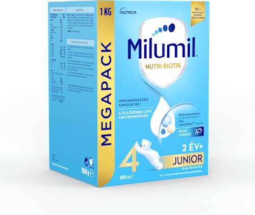 Nutri-Biotik 4 Junior tejalapú italpor 2 éves kortól Milumil