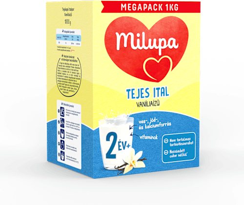 Tejes ital vaníliaízesítéssel 24 hónapos kortól Milupa