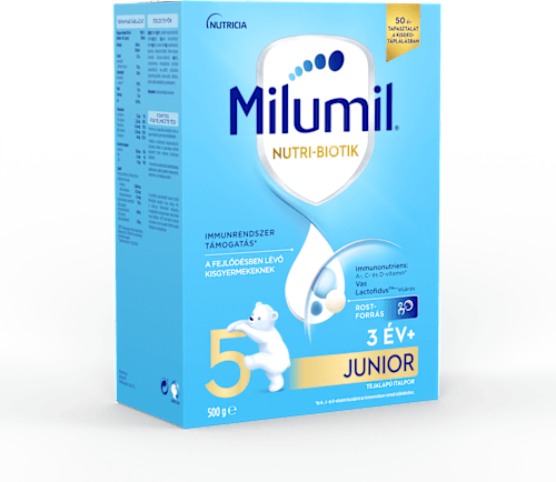 Nutri-Biotik 5 Junior tejalapú italpor 3 éves kortól Milumil