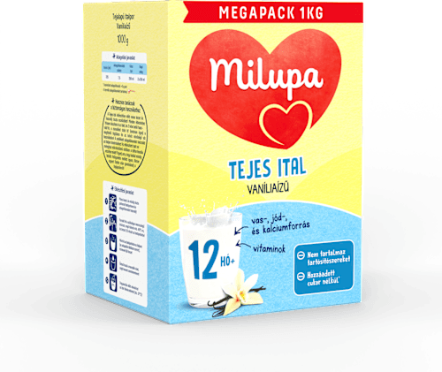 Tejes ital vanília ízzel 1 éves kortól Milupa