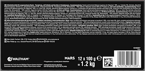 Nassfutter Hund Creations in Sauce, Mulitpack (12x100 g) Cesar