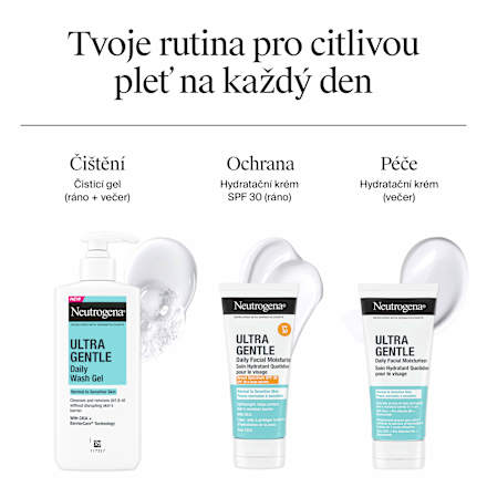 Ultra Gentle čisticí pleťový gel Neutrogena