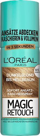 Ansatzspray Dunkelblond bis Hellbraun L'ORÉAL PARiS MAGIC RETOUCH