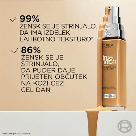 Tekoči puder True Match, 2N Vanilla L'ORÉAL PARiS