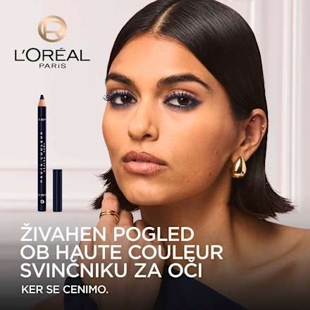Črtalo za oči Haute Couleur Khol, 130 Bleu Suede L'ORÉAL PARiS
