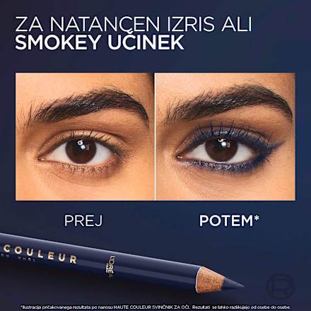 Črtalo za oči Haute Couleur Khol, 130 Bleu Suede L'ORÉAL PARiS