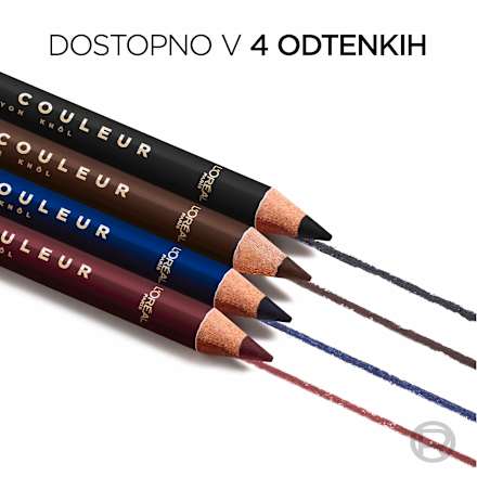 Črtalo za oči Haute Couleur Khol, 130 Bleu Suede L'ORÉAL PARiS