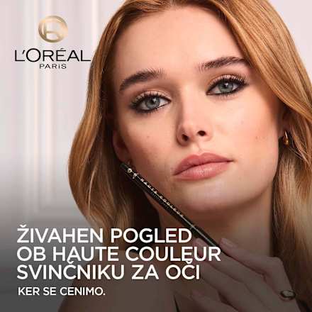 Črtalo za oči Haute Couleur Khol, 110 Noir Silk	 L'ORÉAL PARiS