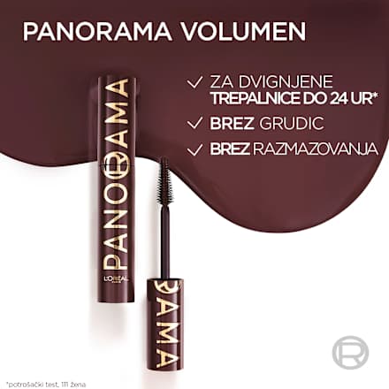 Maskara Panorama Chromatic, Bordeaux Cashmere L'ORÉAL PARiS
