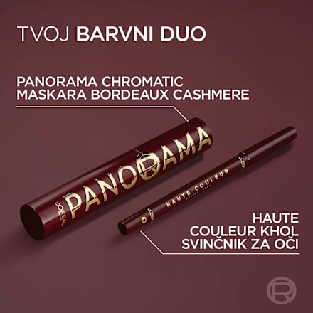 Maskara Panorama Chromatic, Bordeaux Cashmere L'ORÉAL PARiS