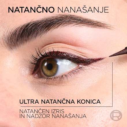Tekoče črtalo za oči Haute Precision, 50 Bordeaux Cashmere L'ORÉAL PARiS