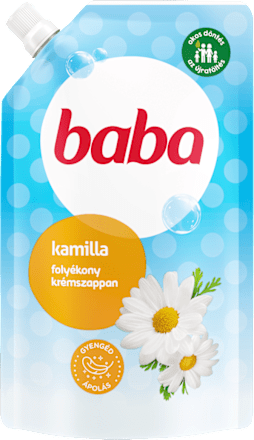 Folyékony krémszappan utántöltő kamilla kivonattal baba