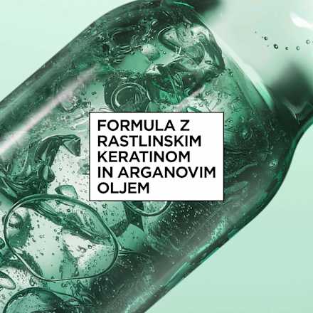 Maska za neukrotljive, suhe lase Keratin Sleek GARNIER FRUCTIS
