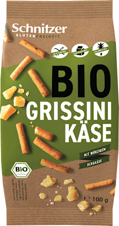 Cracker Grissini Käse Bio Schnitzer