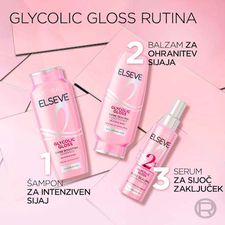 Šampon za lase Glycolic Gloss L'ORÉAL PARiS ELSEVE
