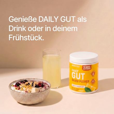 Daily Gut Darm Pulver Zitrone-Minz Geschmack BRAINEFFECT