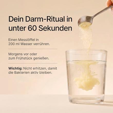 Daily Gut Darm Pulver Zitrone-Minz Geschmack BRAINEFFECT