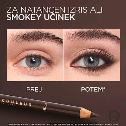 Črtalo za oči Haute Couleur Khol, 120 Brun Leather L'ORÉAL PARiS