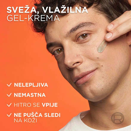 Vlažilni gel za obraz Expert Hydra Energetic L'ORÉAL PARiS MEN EXPERT