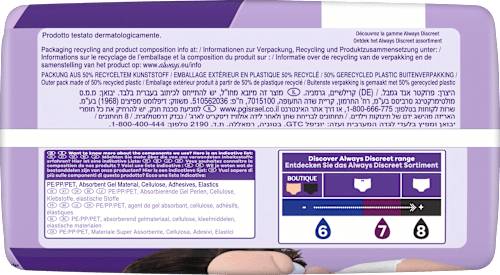 discreet Pants Inkontinenz Wochenbett, Gr. L always