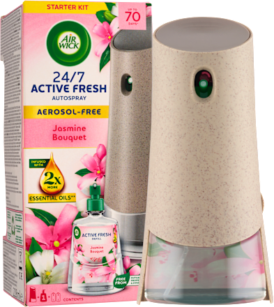 Active Fresh automatický difuzér a náplň na vodní bázi Jasmínové květy AIR WICK