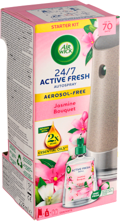 Active Fresh automatický difuzér a náplň na vodní bázi Jasmínové květy AIR WICK