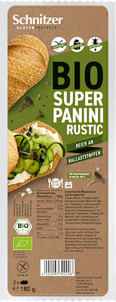 Aufbackbrötchen, Super Panini Rustic (2 Stück) Schnitzer
