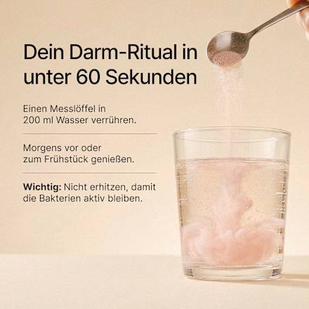 Daily Gut Darm Pulver Erdbeer-Geschmack BRAINEFFECT