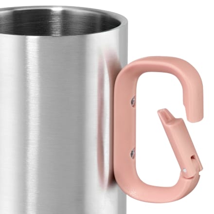 Tasse mit Karabinerhaken rot on tour Profissimo