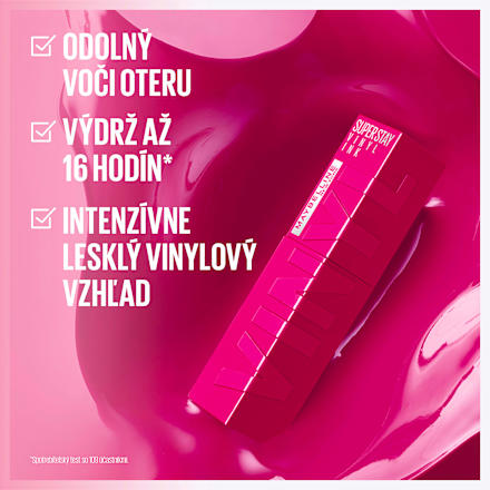 Rúž na pery SuperStay Vinyl Ink - 155 Upbeat MAYBELLINE NEW YORK