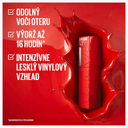 Rúž na pery SuperStay Vinyl Ink - 35 Cheeky MAYBELLINE NEW YORK