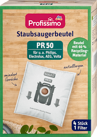 Saci pentru aspirator 60% material reciclat PR50 Profissimo