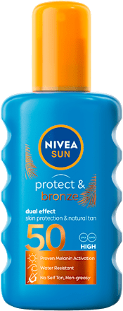 Spray protecție solară și bronzare Protect & Bronze SPF50 NIVEA SUN