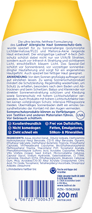 Ladival Allergische Haut Sonnenschutz-Gel LSF 50+ Ladival