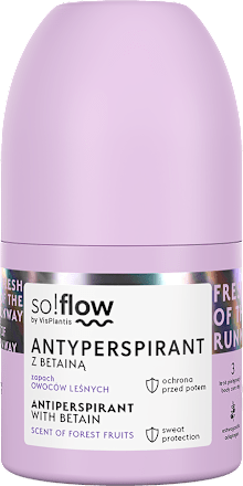 Deodorant roll on antiperspirant cu fructe de pădure so!flow
