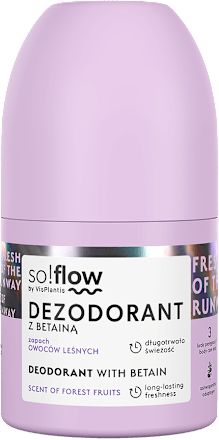 Deodorant roll on cu fructe de pădure so!flow