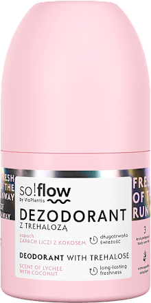 Deodorant roll on litchi&cocos so!flow
