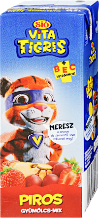 Gyümölcslé, piros gyümölcs-mix Sió