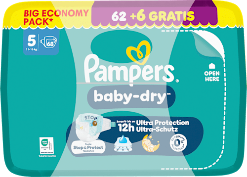Windeln baby-dry Gr. 5 (11-16 kg) Big Economy Pack Pampers baby-dry
