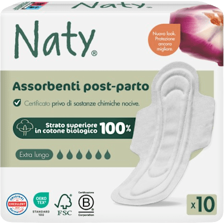 Assorbenti post-parto Naty