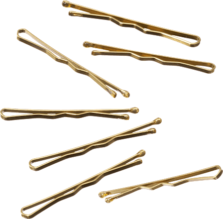 Haarschieber kurz, goldfarben ebelin
