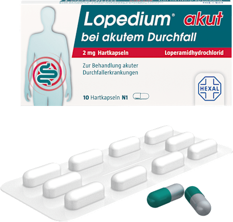 Loperamid akut - 1 APharma 2mg 1A Pharma