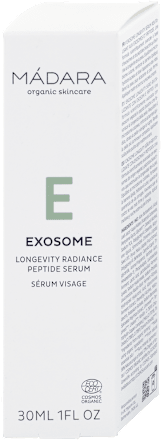 Rozjasňujúce pleťové sérum EXOSOME Longevity Radiance Peptide MÁDARA organic skincare