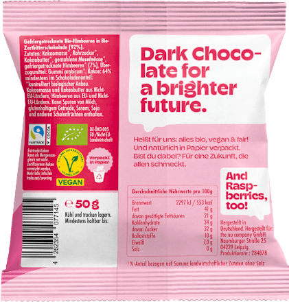 Trockenfrüchte Crunchy Raspberries nucao